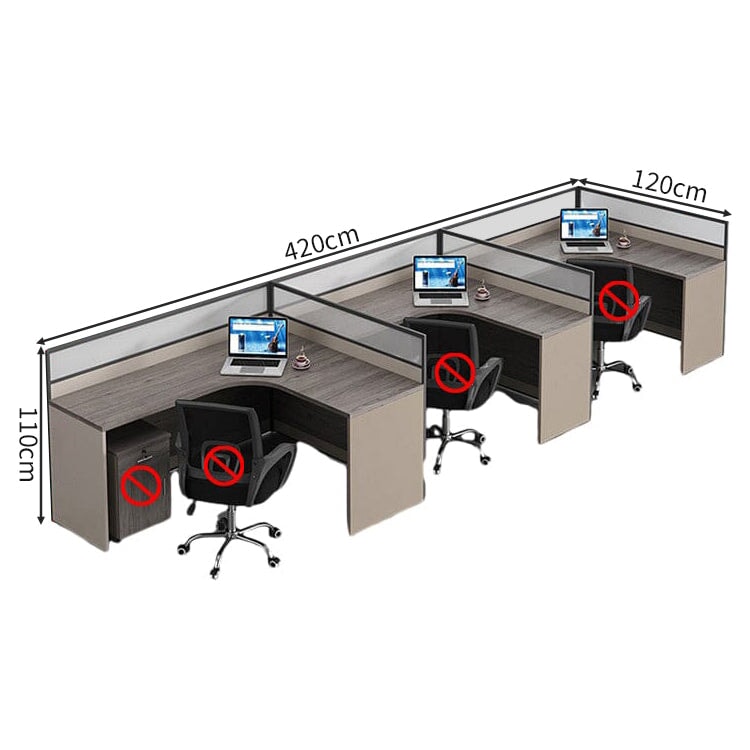 パーティション 厚い天板 L字型 チェスト 移動可能 錠付き引き出し デスク オフィスデスク 事務所用 木目調 落ち着き 洗練 カスタマイズ可能 BGZ-C040 chickagu