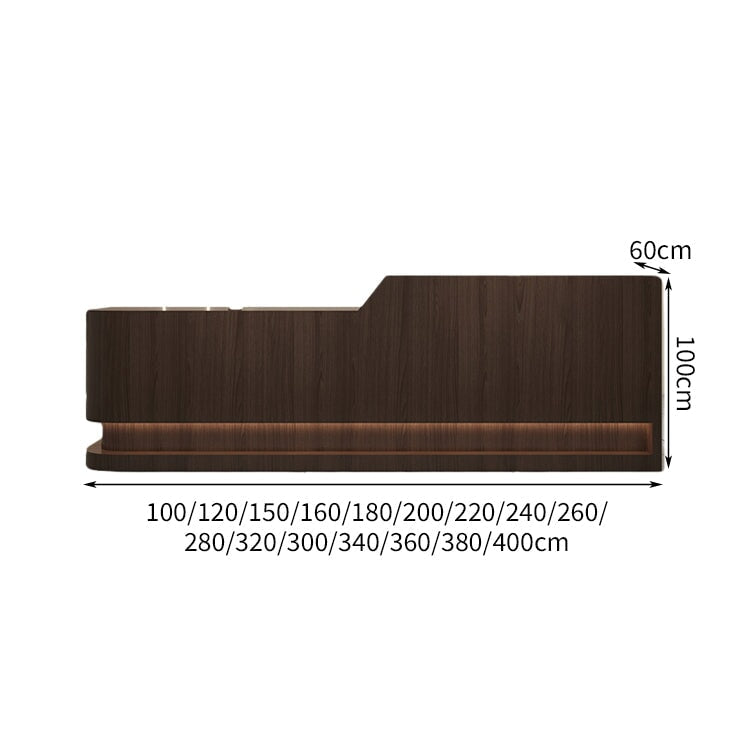 応接用 LEDライト ハイカウンター エコ板材 扉付き収納 受付カウンター 受付 カウンター 受付台 引き出し 大容量 シック ホワイト カスタマイズ可能 JDT-C004 chickagu