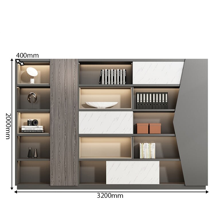 配線ボックス 幕板 R仕上げ キャビネット二つ 大容量 幅広 デスク エグゼクティブ 役員デスク 木目調 落ち着き 高級感 カスタマイズ可能 LBZ-C102 chickagu