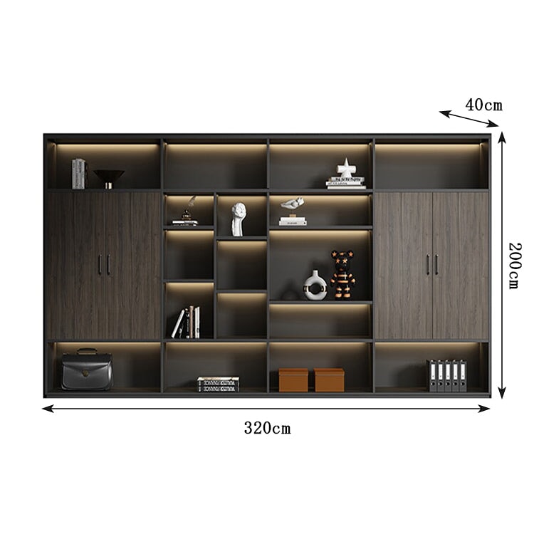 キャビネット 開き戸 クローゼット LED 高級感 穏やか 落ち着き 分類収納 展示 カスタマイズ可能 CWG-C087 chickagu