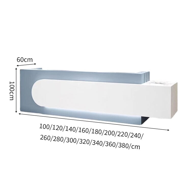 上部天板 分類収納 大容量 ステンレス鋼 光沢感 木材 バイカラー 受付カウンター カウンター レジ台 おしゃれ モダン 洗練 カスタマイズ可能 JDT-C053