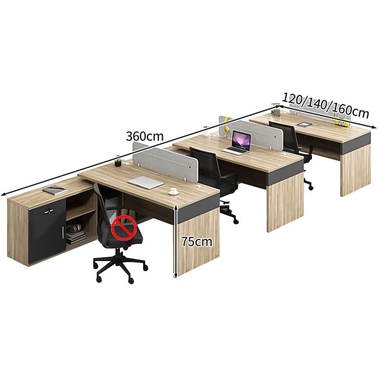 エコ板材 サイドキャビネット 分類収納 錠付き ダブル配線孔 デスクトップパネル 組み合わせ可能 デスク オフィスデスク 穏やか 機能的 カスタマイズ可能 BGZ-C088