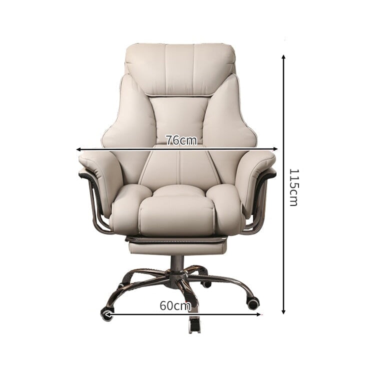 エルゴノミクスデザイン リクライニング機能付き PUレザー ワークチェア チェア オフィスチェア パソコンチェア 人間工学 ボリューム感 高級感 BGY-C027 chickagu