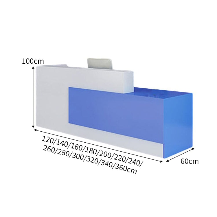 大容量収納 店舗用 受付カウンター カウンタテーブル 受付台 オフィス受付 エントランス受付 ホワイト カスタマイズ可能 JDT-C024 CHICKAGU