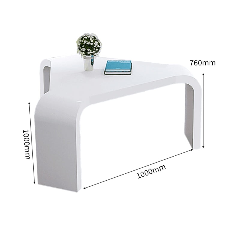 三角構造 分厚い板材 重厚感 安定感 鏡面仕上げ ピン角なし 会議テーブル ミーティング 打ち合わせ モダン デザイン性 おしゃれ ホワイト カスタマイズ可能 HYZ-C051 chickagu