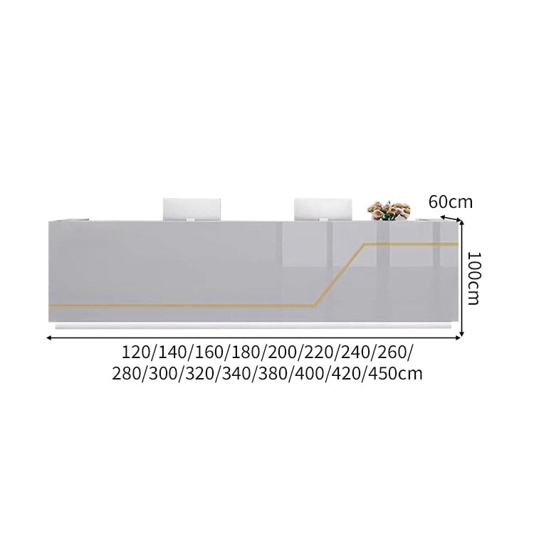 優れた収納機能 多目的 エコ板材 配線穴キャップ LEDライト 鏡面仕上げ カウンター 受付カウンター レジ台 ツヤあり おしゃれ モダン カスタマイズ可能 JDT-A416 chickagu