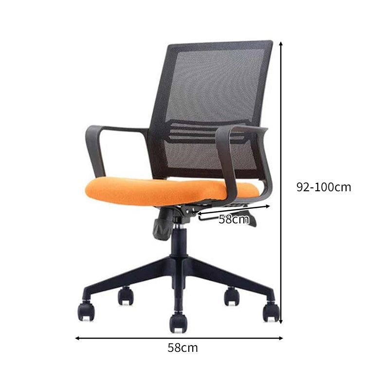 リクライニング 昇降回転式 五本脚ベース/ループ脚 メッシュ ウレタン チェア オフィスチェア 柔らか 快適 シンプル モダン BGY-C003 chickagu