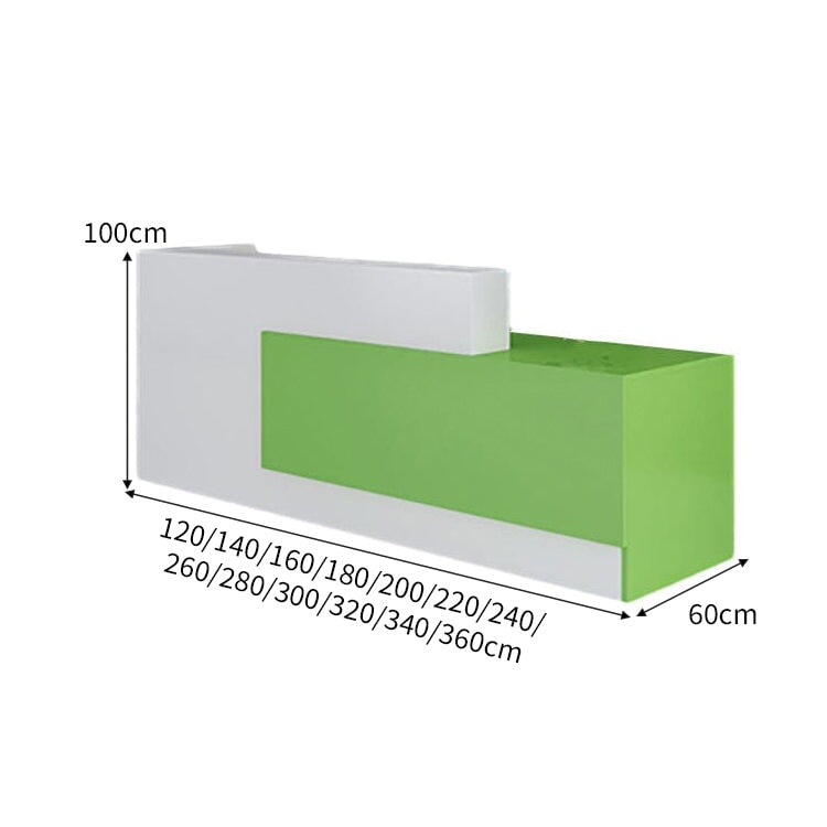 大容量収納 店舗用 受付カウンター カウンタテーブル 受付台 オフィス受付 エントランス受付 ホワイト カスタマイズ可能 JDT-C024 CHICKAGU