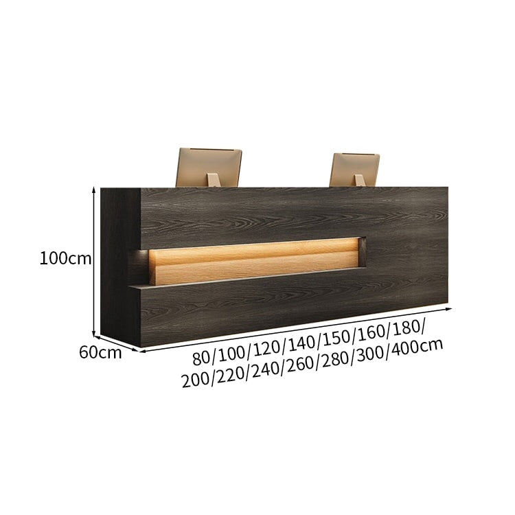 エコ板材 LEDライト 上部天板 収納力 大容量 木目調 バイカラー カウンター 受付カウンター レジ台 ナチュラル 穏やか ナチュラル ホワイト カスタマイズ可能 JDT-K-014    kaguyasu