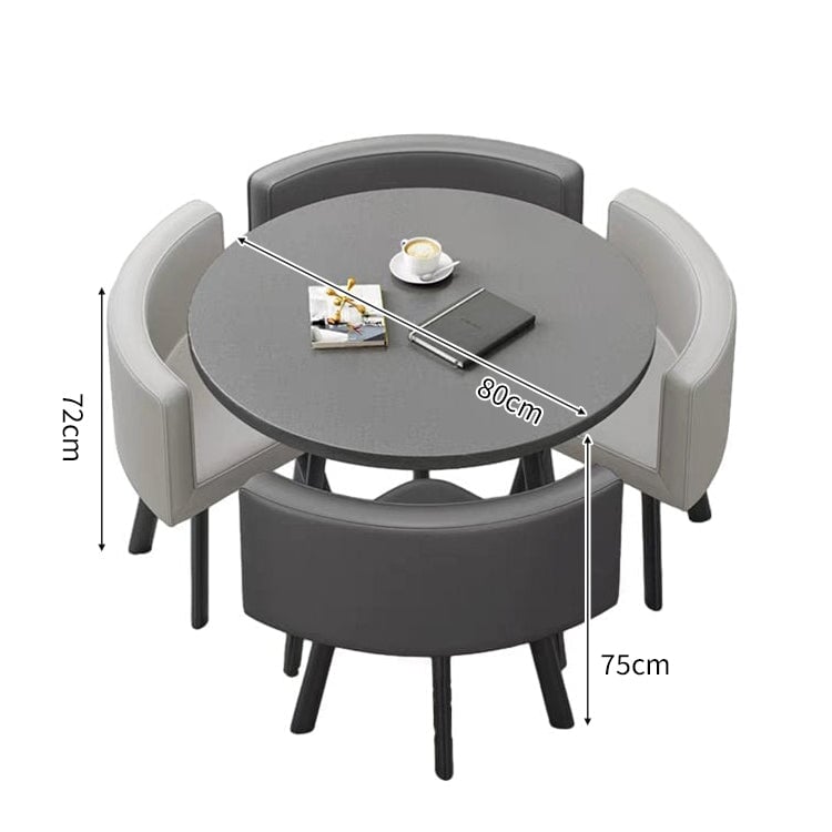 スチールフレーム 高耐荷重 安定性 R仕上げ コットンリネン 通気性 テーブル チェア セット 応接用 シンプル 簡素 カスタマイズ可能 JDZH-A408 chickagu