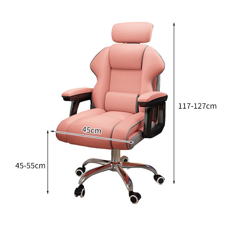 昇降回転式 リクライニング 135° ヘッドレスト ランバーサポート オフィスチェア チェア 五本脚ベース 金属製 キャスター付き 人間工学 快適 上質 BGY-C008 chickagu