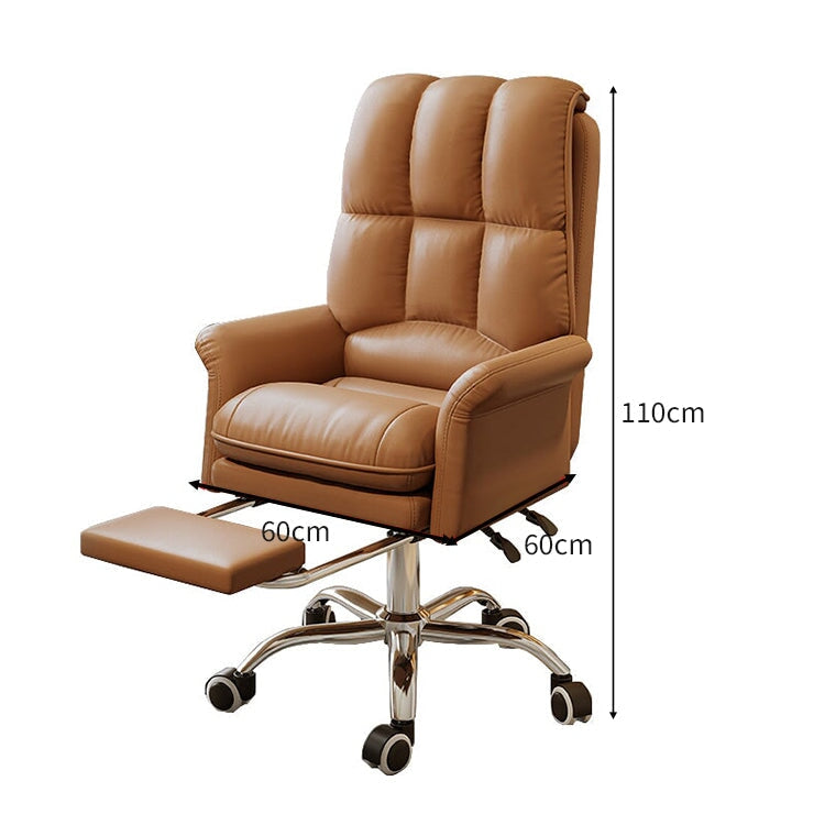 肉厚 ボリューム感 クッション性 リクライニング 昇降回転式 フットレスト PUレザー チェア オフィスチェア 作業用 柔らか 快適 上質 BGY-C024 chickagu