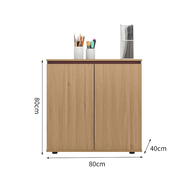 エコ板材 厚み 頑丈 耐久性 オープン収納 扉付き 多段式 収納キャビネット キャビネット 落ち着き 穏やか 木目調 おしゃれ CWG-C022
