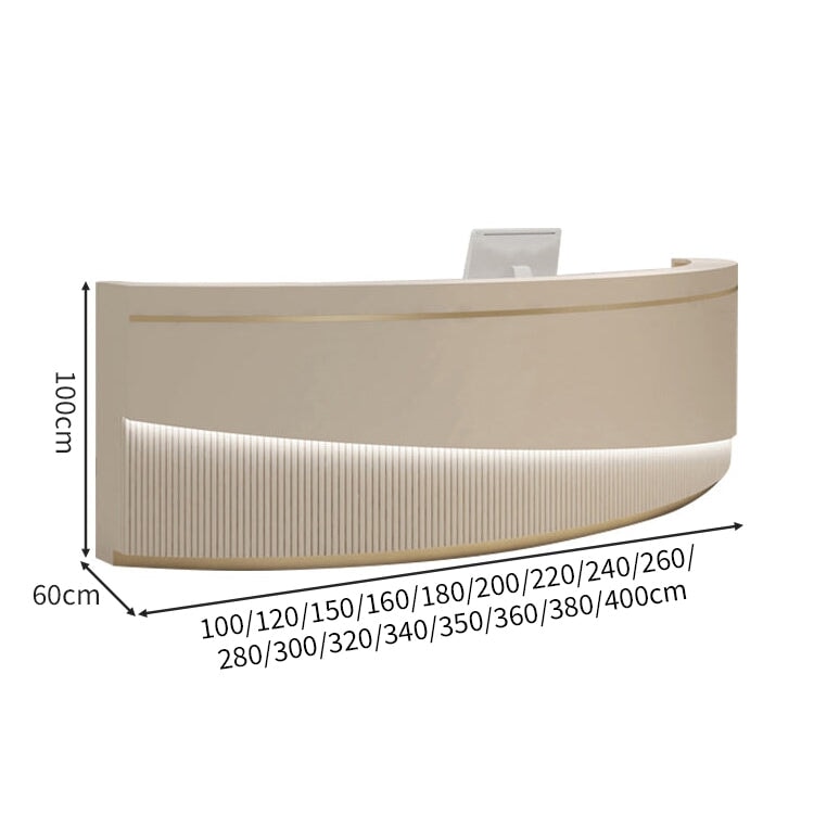 シンプル モダン ミニマリズム 受付カウンター LED 大容量収納スペース カスタマイズ可能 JDT-C058 chickagu