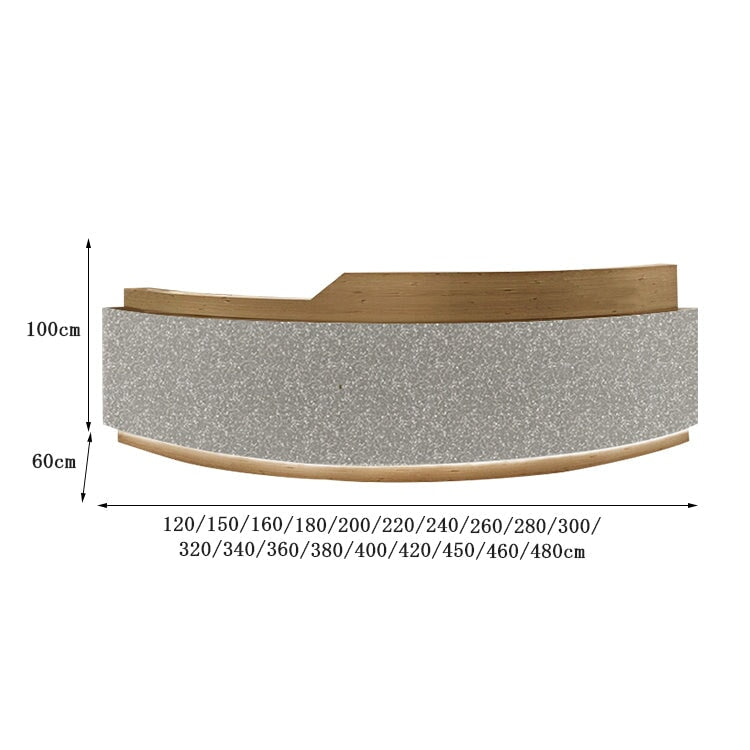 受付カウンター カウンタテーブル 受付台 エントランス受付 木目調 マーブル柄 収納 扉付き 引き出し 鍵付 LEDライト オシャレ ホワイト カスタマイズ可能 JDT-C056   CHICKAGU
