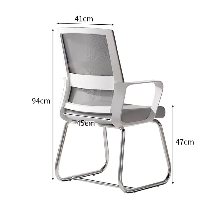 人間工学 フィット感 ループ脚 安定性 耐荷重 高密度ウレタン 柔らか オフィスチュエア チェア 椅子 シンプル ミニマル ホワイト ブラック BGY-K-042