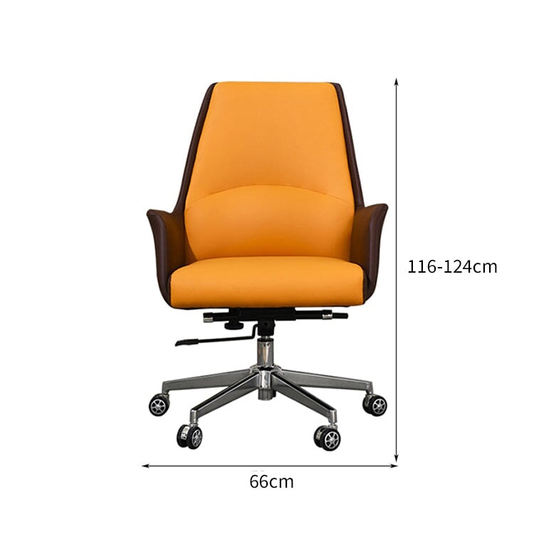 カウレザー リクライニング ボリューム感 高反発ウレタン 弾力性 チェア オフィスチェア ふくよか 快適 シンプルモダン 上質 BGY-C042 CHICKAGU