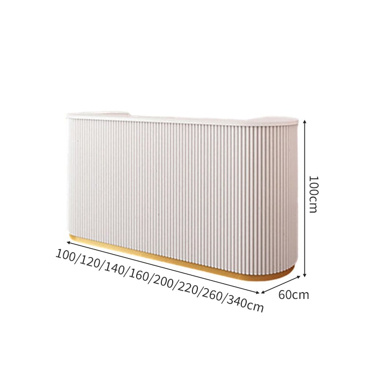 鍵付き引き出し オープン収納 キーボードトレイ 受付カウンター 受付台 レジカウンター カウンターテーブル ブルー カスタマイズ可能 JDT-C054 chickagu