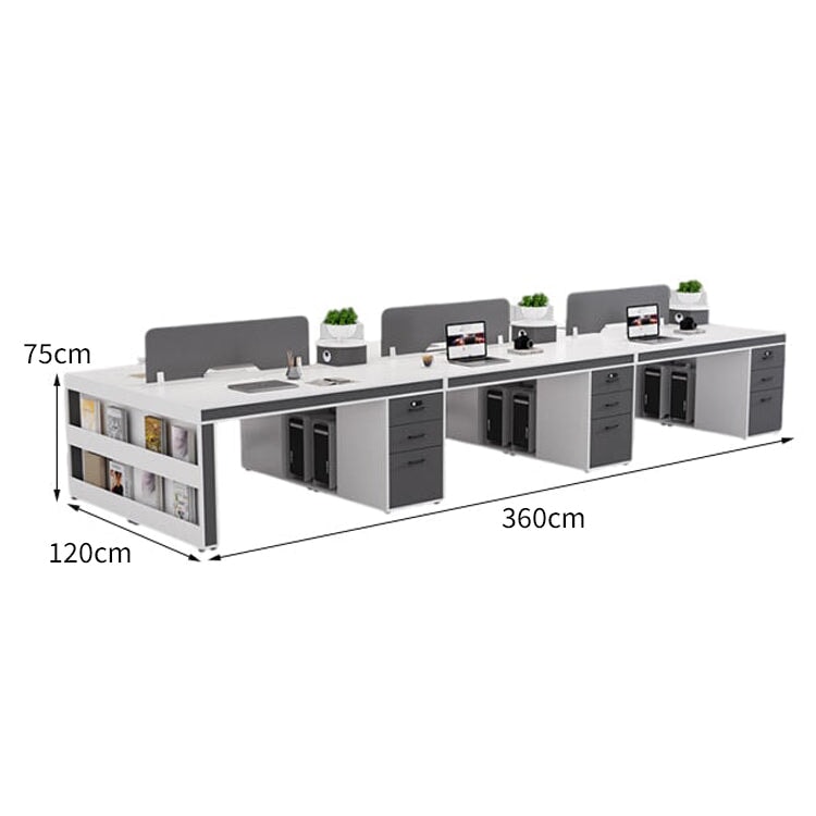 トップパネル 厚い天板 配線孔キャップ キャビネット 大容量 PC収納 デスク オフィスデスク ワークデスク シンプル 洗練 機能的 ホワイト カスタマイズ可能 BGZ-C026
