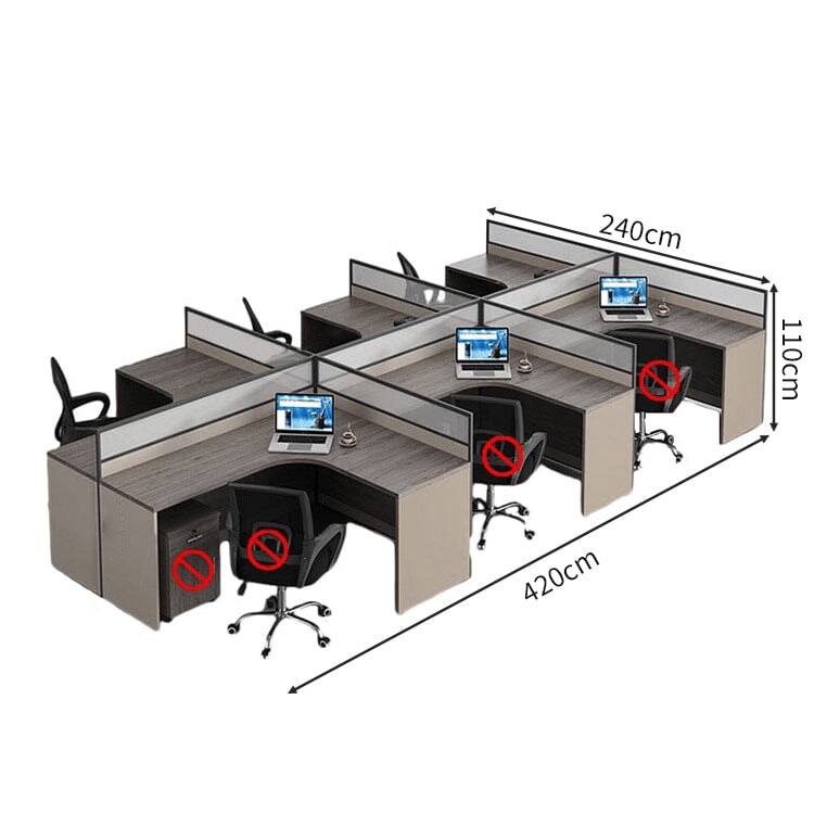 パーティション 厚い天板 L字型 チェスト 移動可能 錠付き引き出し デスク オフィスデスク 事務所用 木目調 落ち着き 洗練 カスタマイズ可能 BGZ-C040 chickagu