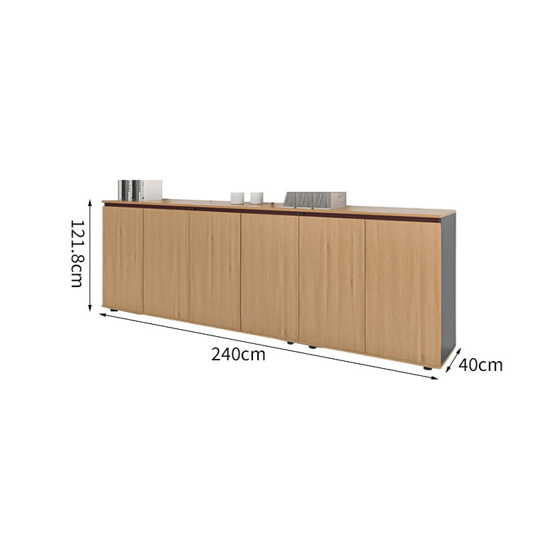 エコ板材 厚み 頑丈 耐久性 オープン収納 扉付き 多段式 収納キャビネット キャビネット 落ち着き 穏やか 木目調 おしゃれ CWG-C022