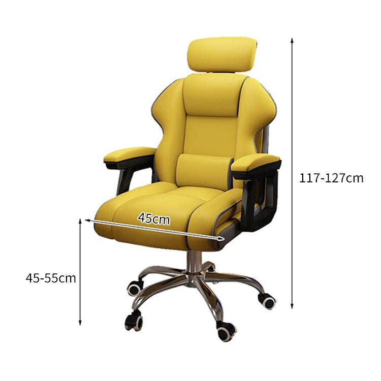 昇降回転式 リクライニング 135° ヘッドレスト ランバーサポート オフィスチェア チェア 五本脚ベース 金属製 キャスター付き 人間工学 快適 上質 BGY-C008 chickagu