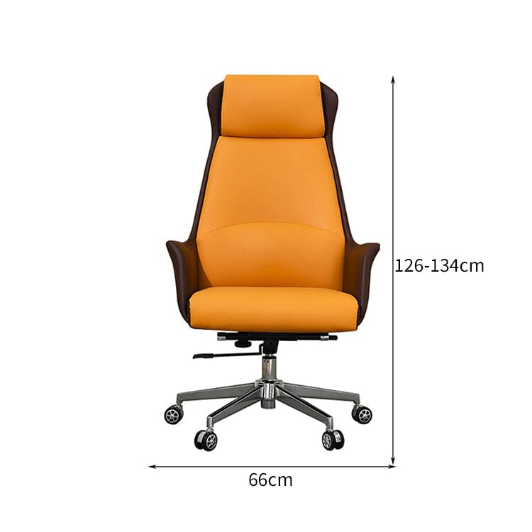 カウレザー リクライニング ボリューム感 高反発ウレタン 弾力性 チェア オフィスチェア ふくよか 快適 シンプルモダン 上質 BGY-C042 CHICKAGU