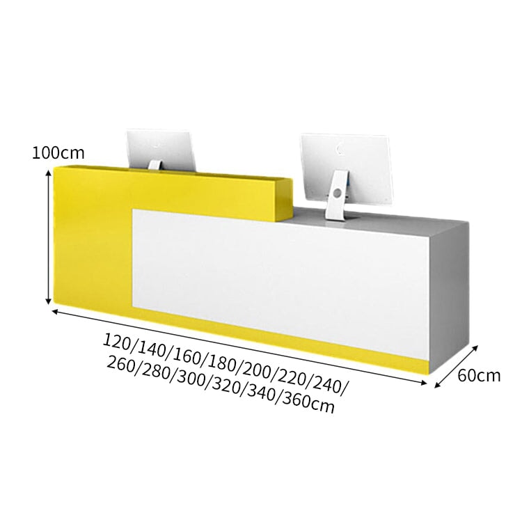 大容量収納 店舗用 受付カウンター カウンタテーブル 受付台 オフィス受付 エントランス受付 ホワイト カスタマイズ可能 JDT-C024 CHICKAGU