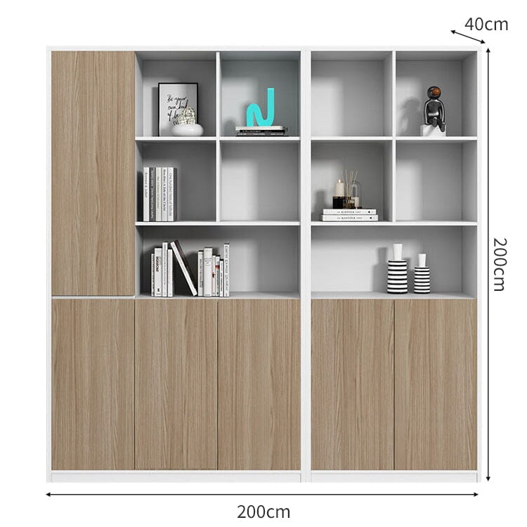 多段式 大容量 分類収納 エコ板材 丈夫 蝶番 耐久性 台輪 安定性 収納棚 キャビネット オフィスキャビネット 木目調 使い勝手 実用 カスタマイズ可能 CWG-C030 chickagu