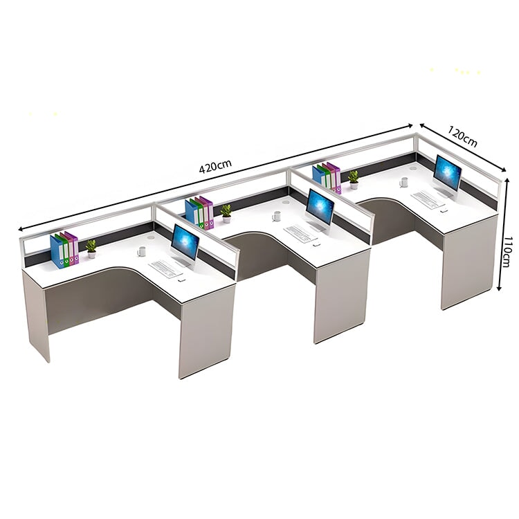 L型デスク トップパネル付き アジャスター付き オフィスデスク 事務机 ワークデスク パソコンデスク ファイルワゴン ホワイト カスタマイズ可能 BGZ-C015 CHICKAGU