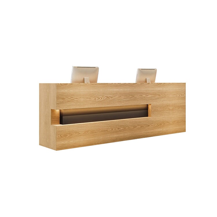 エコ板材 LEDライト 上部天板 収納力 大容量 木目調 バイカラー カウンター 受付カウンター レジ台 ナチュラル 穏やか ナチュラル ホワイト カスタマイズ可能 JDT-K-014    kaguyasu