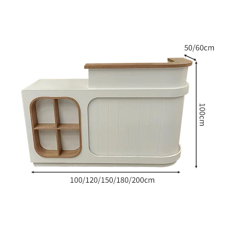 上部天板付き スリット入り LEDライト 配線穴キャップ 展示棚 収納機能 受付カウンター 受付台 カウンター おしゃれ シック 上質 カスタマイズ可能 JDT-A422 chickagu