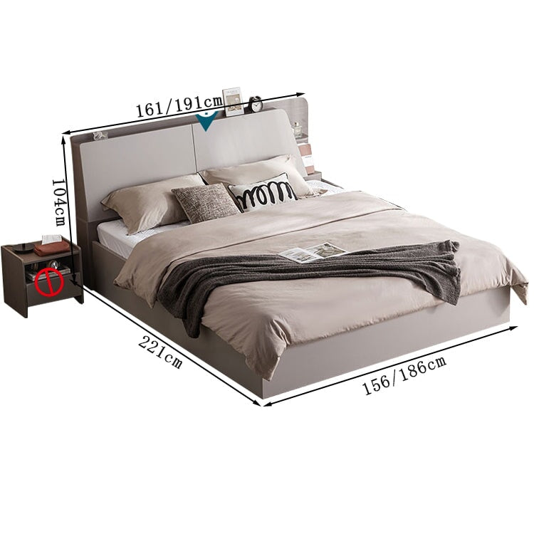 ベッド キングサイズ すのこ 跳ね上げ 隠れ収納 シンプル おしゃれ BED-C041 chickagu