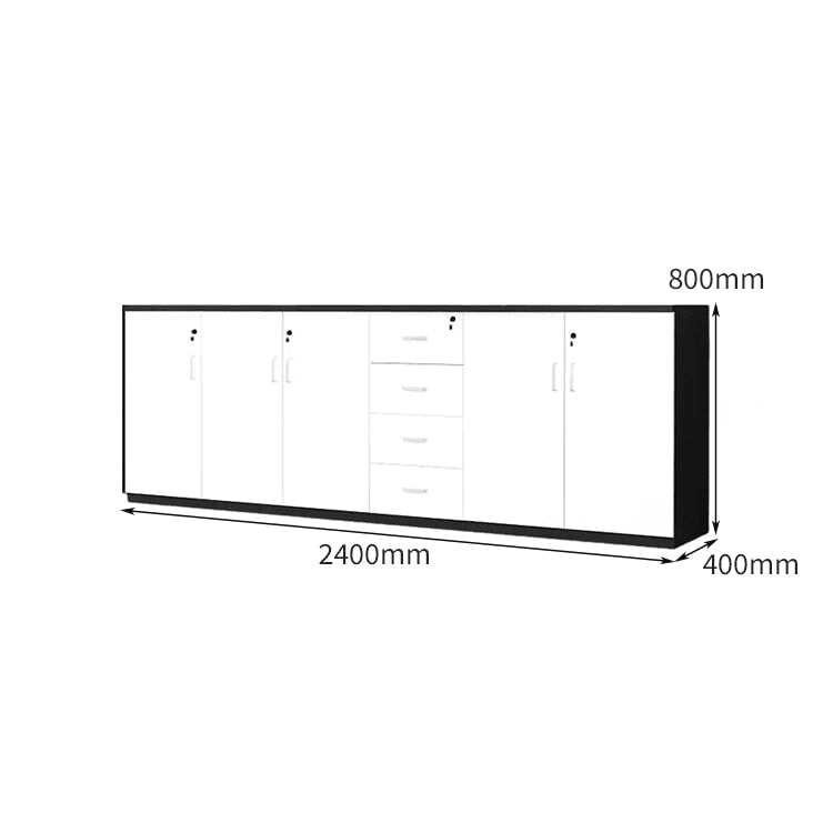 シック 洗練 おしゃれ シンプル エレガント キャビネット ローキャビネット メラミン化粧板 錠付き カスタマイズ可能 CWG-C077 CHICKAGU