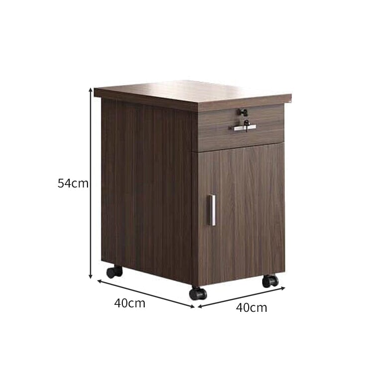 パーティション 厚い天板 L字型 チェスト 移動可能 錠付き引き出し デスク オフィスデスク 事務所用 木目調 落ち着き 洗練 カスタマイズ可能 BGZ-C040 chickagu