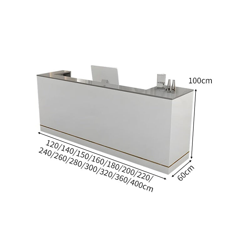 収納棚 オープン式 引き出し 錠付き キーボードトレイ エッジ加工 受付カウンター カウンター 受付台 仕切り板 耐久性 シンプル 洗練 機能的 カスタマイズ可能 JDT-A406 chickagu