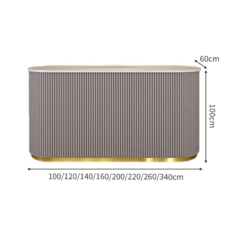 鍵付き引き出し オープン収納 キーボードトレイ 受付カウンター 受付台 レジカウンター カウンターテーブル ブルー カスタマイズ可能 JDT-C054 chickagu