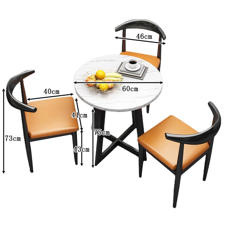 応接セット 椅子 チェア テーブル センターテーブル スチール 応接用 弧状 丸い天板 360°調節可能 メラミン化粧板 高品質 耐荷重 おしゃれ シンプル JDZH-C033 chickagu