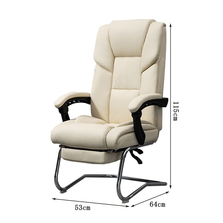 チェア ワークチェア インドアチェア カウレザー ウレタンフォーム オットマン人間工学 高級感 ゆとり BGY-C043 chickagu