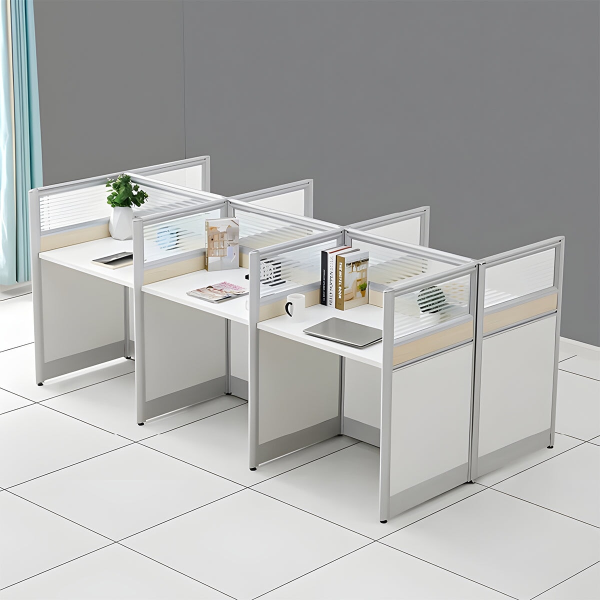 頑丈 パーティション 集中力向上 配線孔キャップ オフィスデス ワークデスク 役員デスク 事務机 学習机 洗練 モダン カスタマイズ可能 BGZ-C045