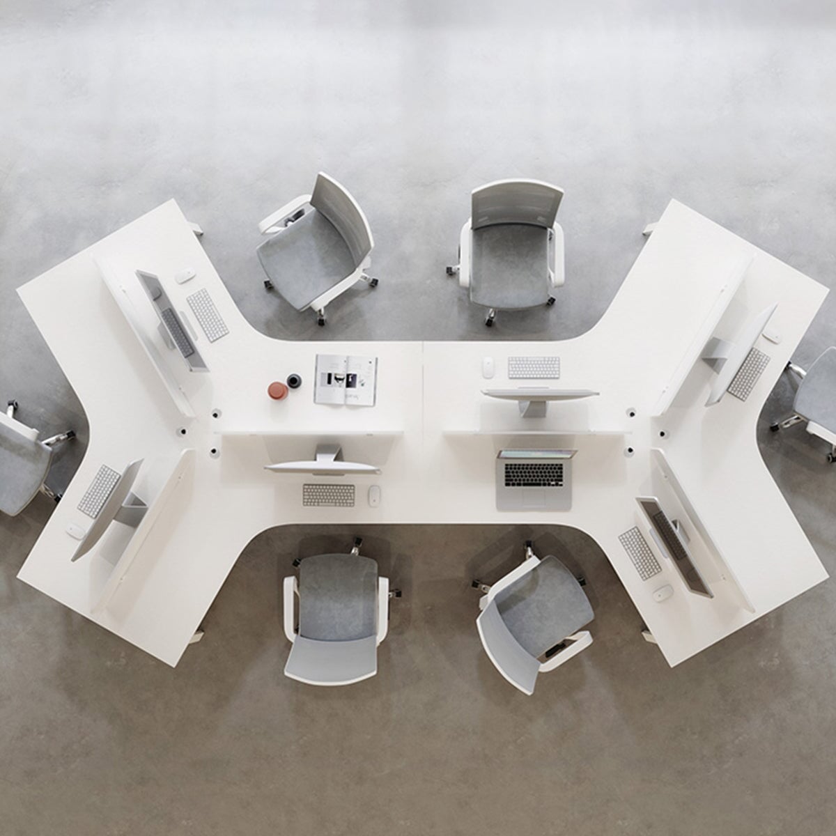 ダイヤル錠 トップパネル キャスター スチール脚 ロック付き 配線穴キャップ エコ板材 オフィスデスク デスク ワークデスク シンプル ホワイト カスタマイズ可能 BGZ-C070