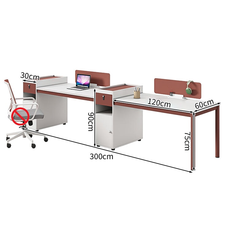 ゆとり 広い天板 デスクトップパネル サイドキャビネット 機能的 ダイヤル錠 メラミン化粧板 オフィスデスク デスク 洗練 シンプル モダン カスタマイズ可能 BGZ-C091