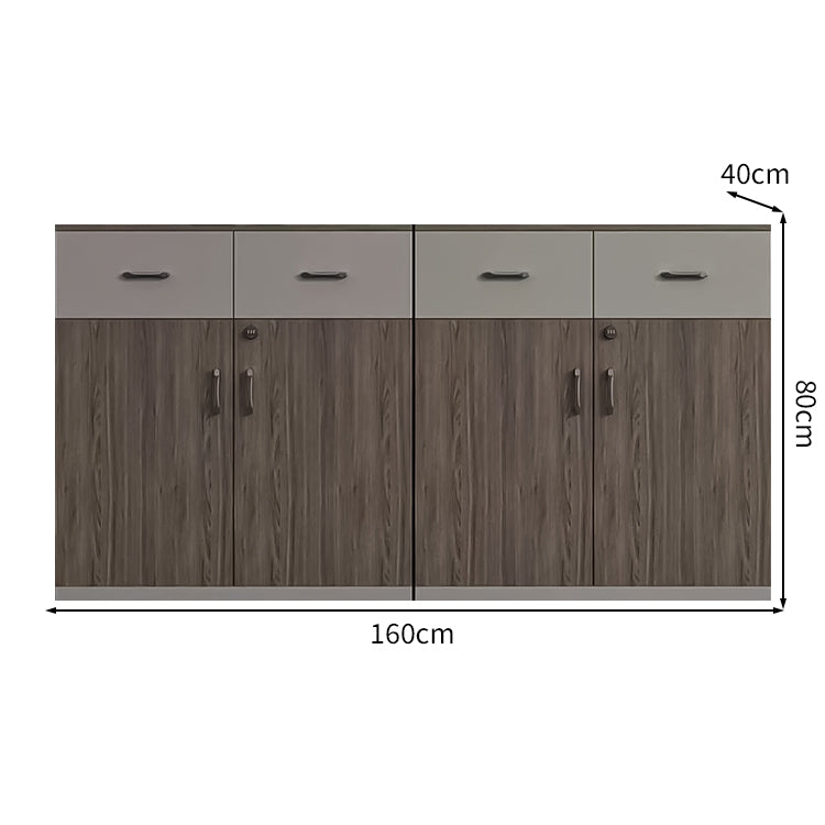 大容量 引き出し 扉付き収納 分類収納 三桁ダイヤル錠 エコ板材 頑丈 耐久性 キャビネット 収納キャビネット 洗練 すっきり モダン カスタマイズ可能 CWG-C091