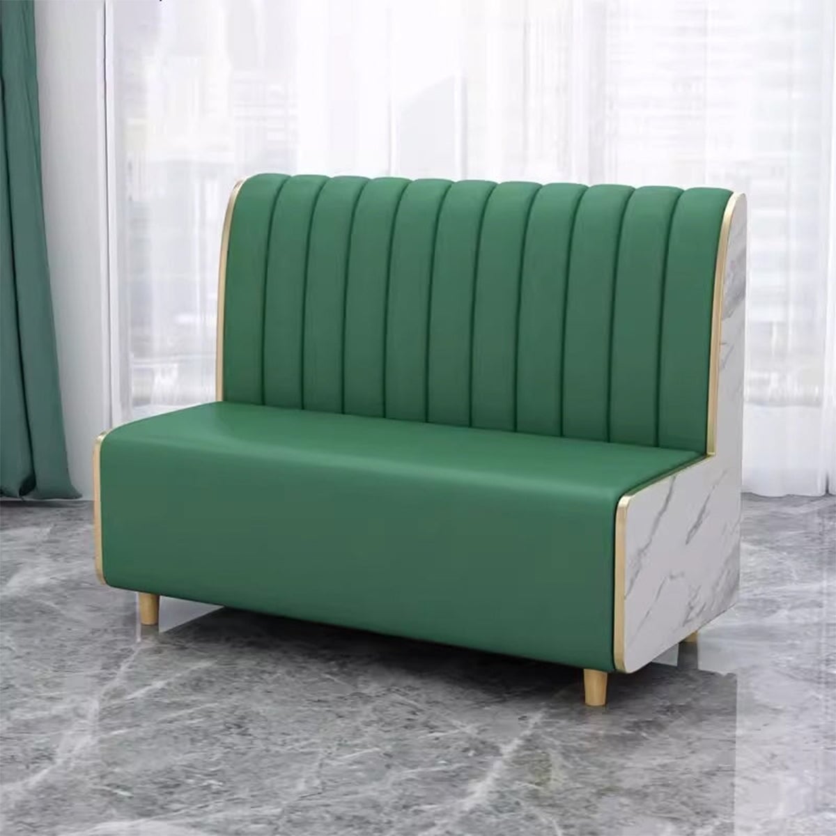 ナッパレザー ウレタンフォーム 焼付塗装 応接セット 応接チェア ソファー 1人掛けチェア カジュアル グレー グリーン イエロー ピンク カスタマイズ可能 JDSF-A431 chickagu