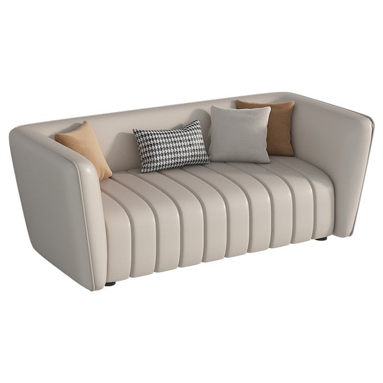 天然木 高密度ウレタン 弾力性 合成皮革 スリット 人間工学 炭素鋼脚 ソファ 応接ソファ 柔らか 快適 安定性 カスタマイズ可能 JDSF-C064