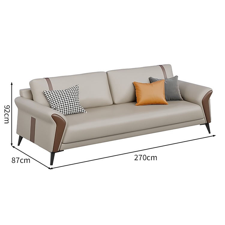 合成皮革 なめらか 高反発ウレタン 弾力性 柔らか 人間工学 フィット感 炭素鋼脚 ソファ 応接ソファ シンプル モダン 多用途 カスタマイズ可能 JDSF-C065