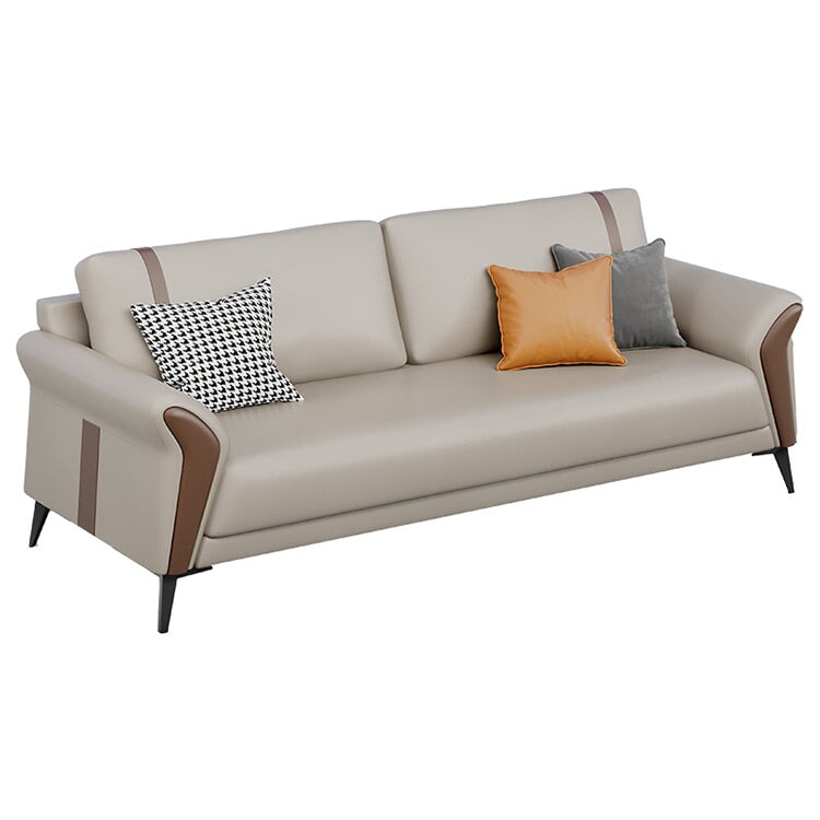 合成皮革 なめらか 高反発ウレタン 弾力性 柔らか 人間工学 フィット感 炭素鋼脚 ソファ 応接ソファ シンプル モダン 多用途 カスタマイズ可能 JDSF-C065