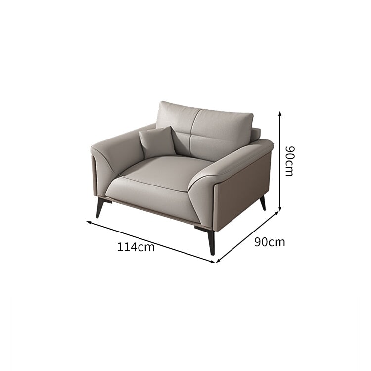 肘掛け 高密度ウレタン 弾力性 合成皮革 柔らか 人間工学 フィット感 炭素鋼脚 ソファ 応接ソファ シンプル モダン 快適 カスタマイズ可能 JDSF-C066