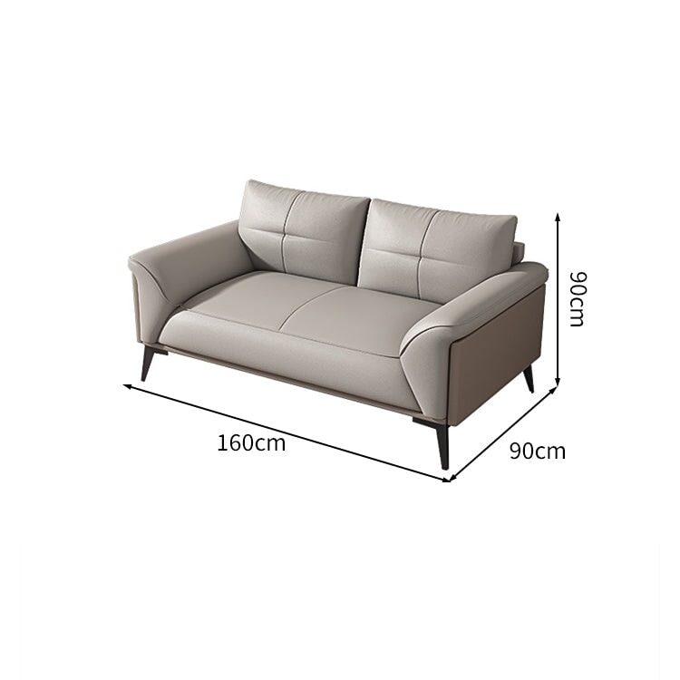 肘掛け 高密度ウレタン 弾力性 合成皮革 柔らか 人間工学 フィット感 炭素鋼脚 ソファ 応接ソファ シンプル モダン 快適 カスタマイズ可能 JDSF-C066