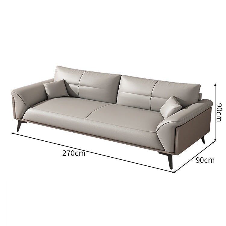 肘掛け 高密度ウレタン 弾力性 合成皮革 柔らか 人間工学 フィット感 炭素鋼脚 ソファ 応接ソファ シンプル モダン 快適 カスタマイズ可能 JDSF-C066